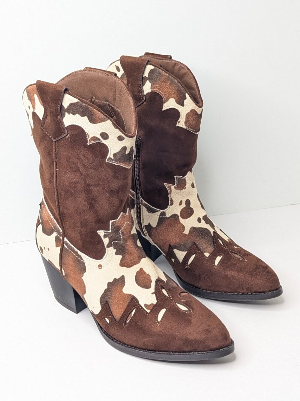 MIA Sonni Western Boots Brown Womens 8
